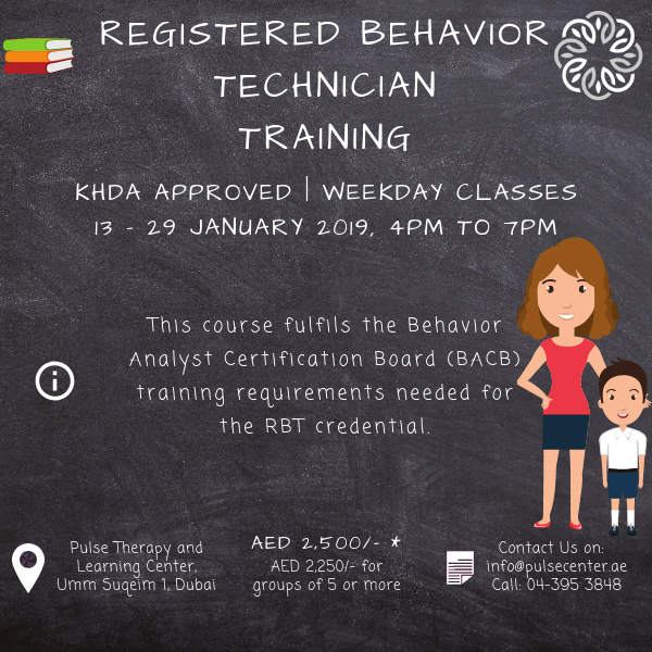 Registered Behavior Technician Training - January 2019